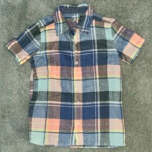 OshKosh B'gosh Multicolor Plaid Button Down Shirt